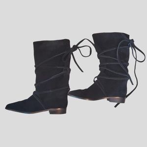 Seychelles Genuine Suede Flat Boots